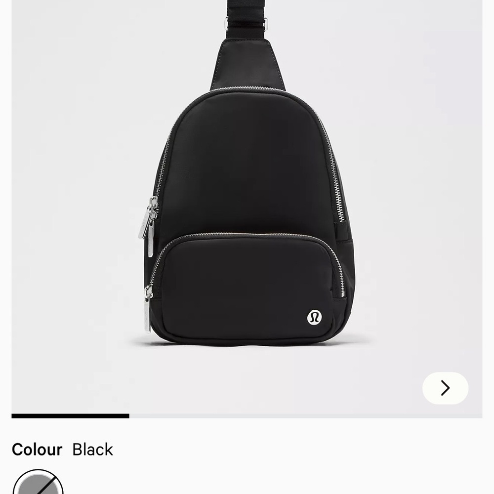 lululemon athletica Black Sling Crossbody Bag 4.2 L